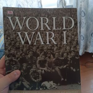 DK World War I Hardcover History Book - Brown Sepia Cover
